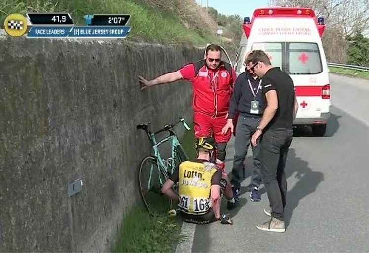 Thomas spoelt tijdritdebacle door met ritwinst, Greg Van Avermaet nieuwe leider in Tirreno