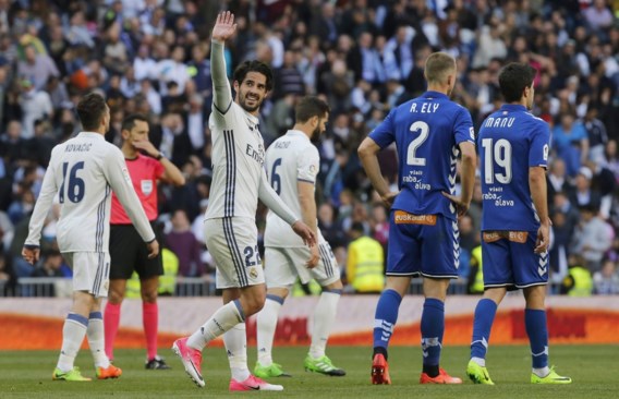 Real Madrid wint vlot van promovendus
