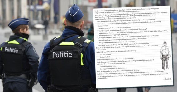 Politie deelt emotionele brief van vrouw: ‘Bijna nooit goeiendag, bijna nooit bedankt’