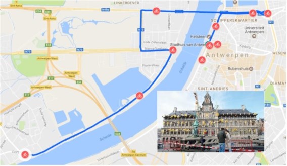 KAART. De tien beste plaatsen voor de Rondestart in Antwerpen