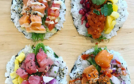 Er is een nieuwe foodtrend gespot: de sushi taco