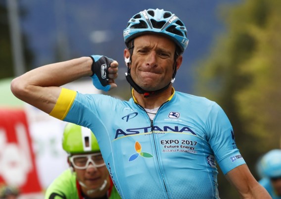 Michele Scarponi veegt de nul weg voor Astana in de Tour of the Alps
