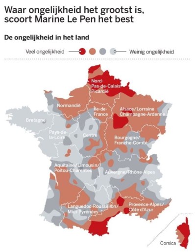 Zo stemden de Fransen