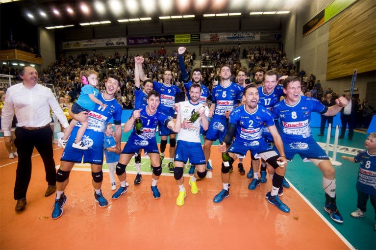 Roeselare is voor de vijfde keer op een rij landskampioen volleybal