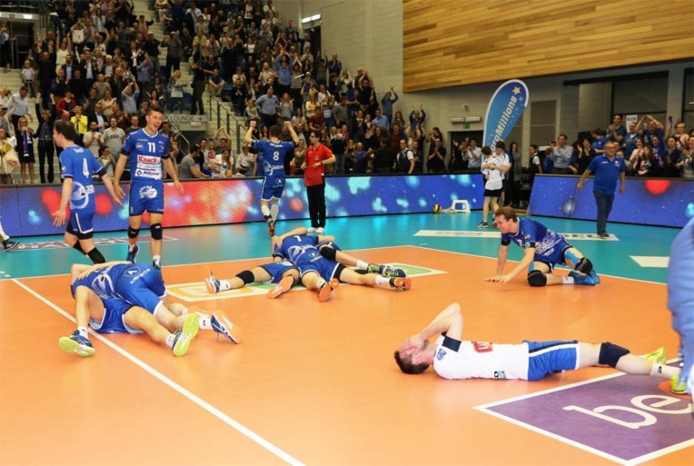 Roeselare is voor de vijfde keer op een rij landskampioen volleybal