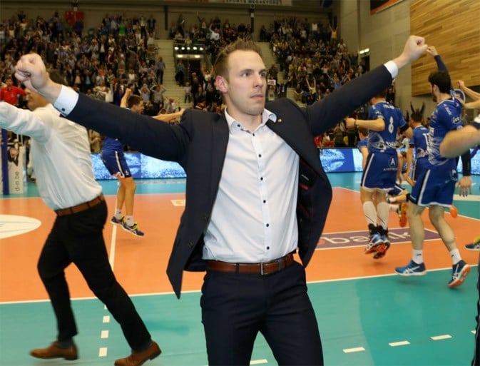 Roeselare is voor de vijfde keer op een rij landskampioen volleybal