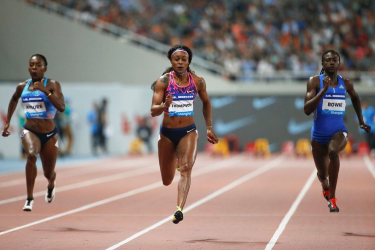 Elaine Thompson etaleert vroege topvorm in Shanghai