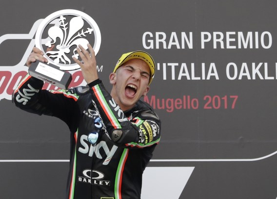 Eerste zege voor Andrea Migno in Moto3, Livio Loi 23ste in Italië