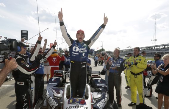 Rahal wint ook tweede manche van IndyCar in Detroit