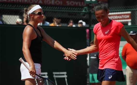 Flipkens en Schiavone stomen door naar kwartfinales dubbelspel Roland Garros