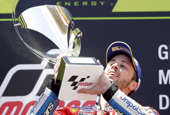 Italiaan Dovizioso (Ducati) zegeviert in MotoGP in GP Catalonië