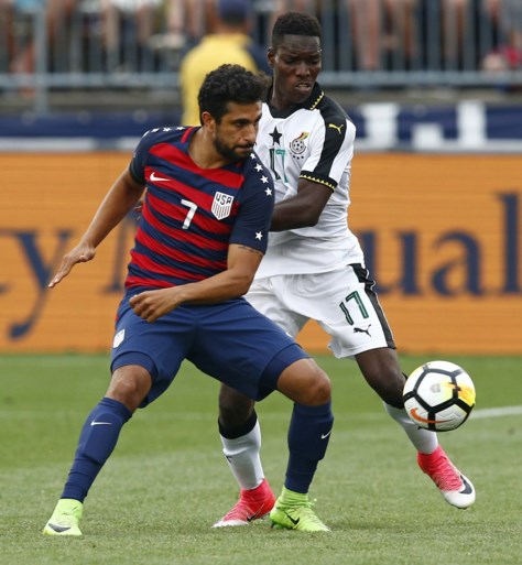 AA-Gent-speler maakt debuut voor Verenigde Staten, Acheampong in de basis bij Ghana