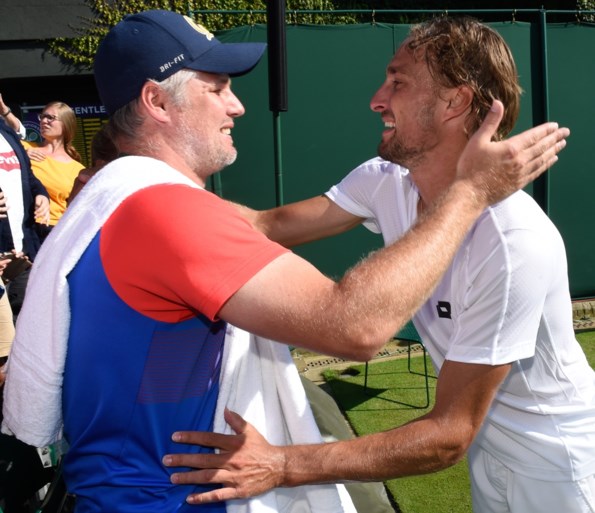 Ruben Bemelmans stunt op Wimbledon en stoot door naar derde ronde
