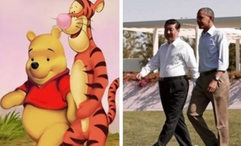 China bant Winnie de Poeh van het internet na spottende vergelijking