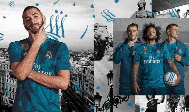 Finalisten Champions League Real Madrid en Juventus presenteren nieuwe derde outfit