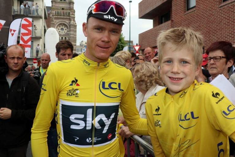 Tourwinnaar Chris Froome wint na-Tourcriterium van Roeselare