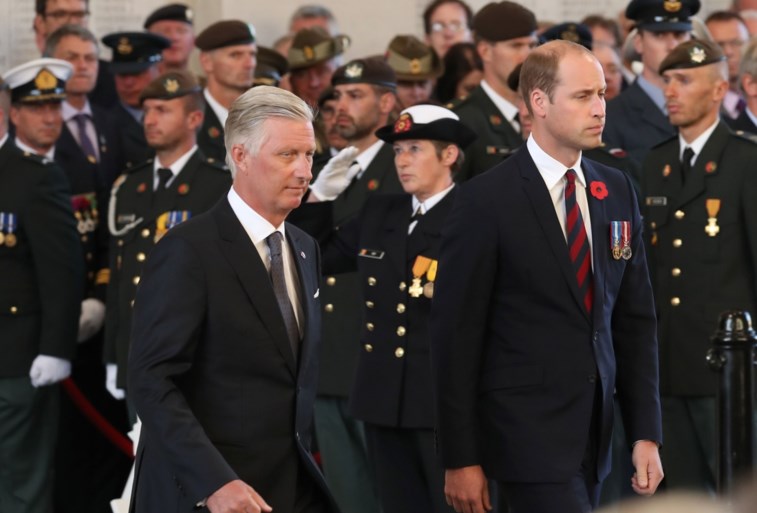 Prins William herdenkt Slag om Passendale: ‘Britten en Belgen nog steeds schouder aan schouder’