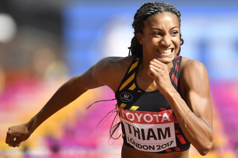 Eerste WK-goud ooit voor België: indrukwekkende Thiam pakt nu ook wereldtitel zevenkamp