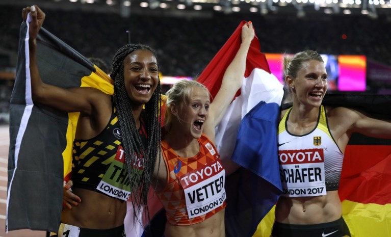 Eerste WK-goud ooit voor België: indrukwekkende Thiam pakt nu ook wereldtitel zevenkamp