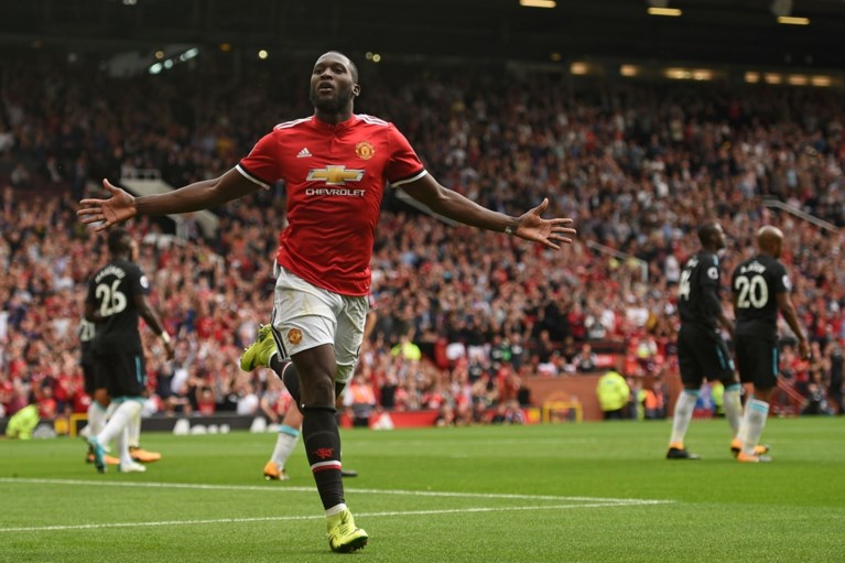 Entree langs de grote poort: Lukaku met twee goals meteen matchwinnaar voor Manchester United