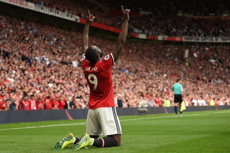 Entree langs de grote poort: Lukaku met twee goals meteen matchwinnaar voor Manchester United
