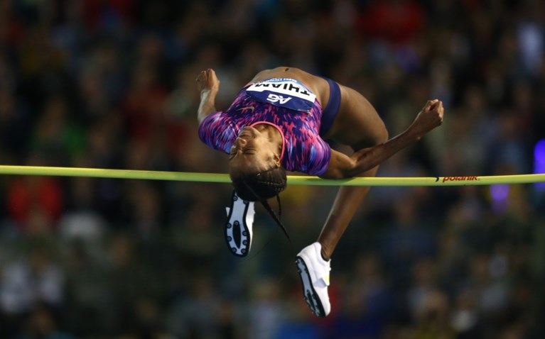 MEMORIAL VAN DAMME. Nafi Thiam finisht als vierde in hoogspringen, Borlées naast het podium op 400m