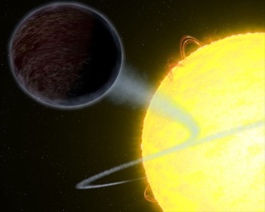 Hubble ziet pikzwarte planeet