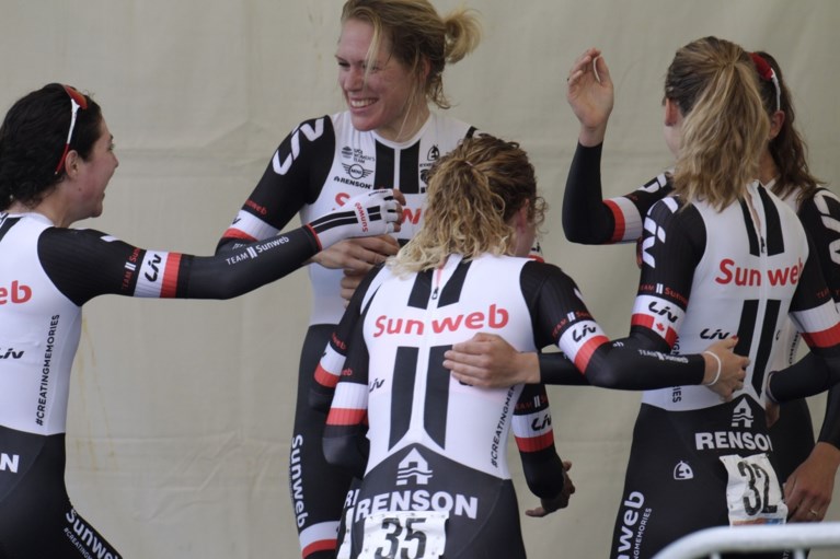 Sunweb verrast met wereldtitel ploegentijdrit bij de vrouwen