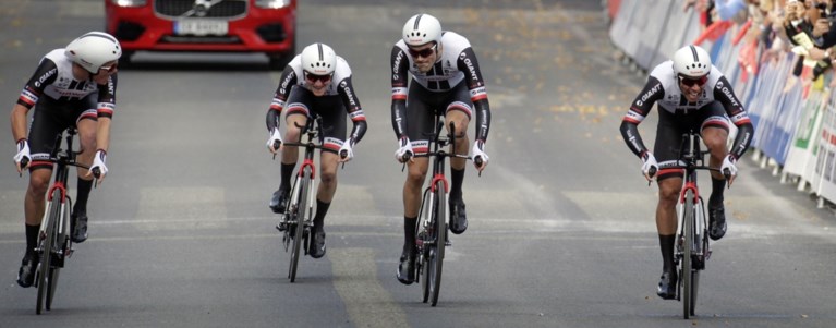 Indrukwekkend Sunweb is nieuwe wereldkampioen ploegentijdrijden, Quick Step Floors stelt teleur