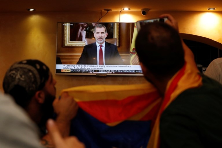 Spaanse koning: ‘Catalaanse regering respecteert de rechtsstaat niet’