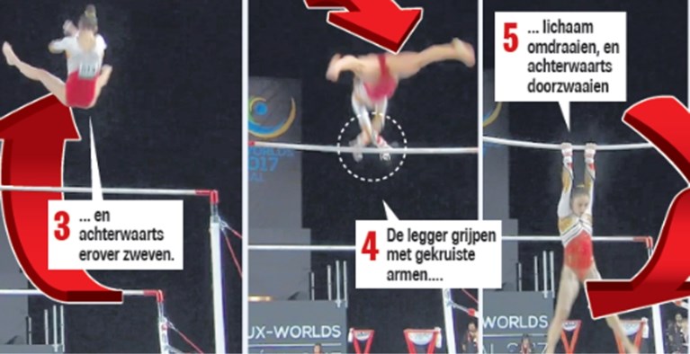 Historisch: Nina Derwael eerste Belgische vrouw in toestelfinale op WK turnen (en ze krijgt ook eigen onderdeel: The Derwael)