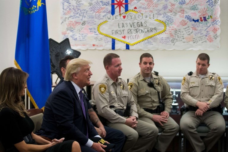 ‘Vriendin had geen weet van plannen dader schietpartij Las Vegas’