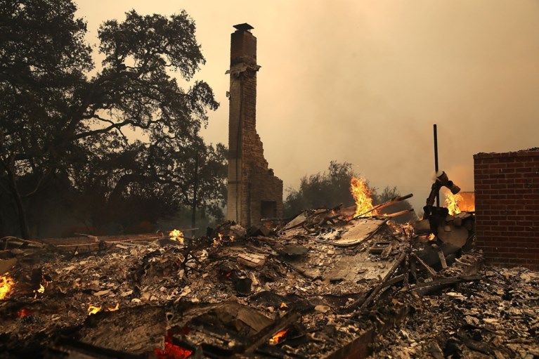 Zeker tien doden bij natuurbranden in Californië