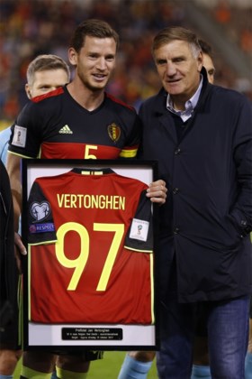 Recordhouder Vertonghen wordt in de bloemetjes gezet voor wedstrijd van Rode Duivels