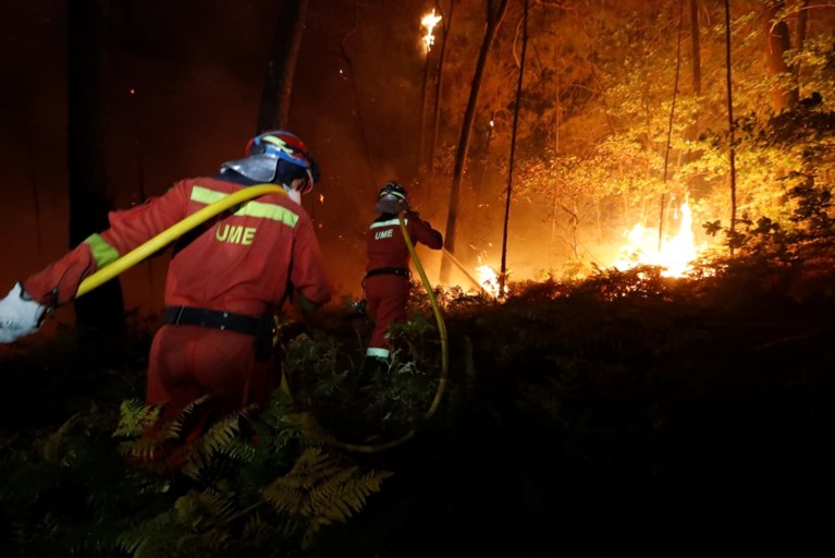 Minstens 27 doden bij bosbranden in Portugal