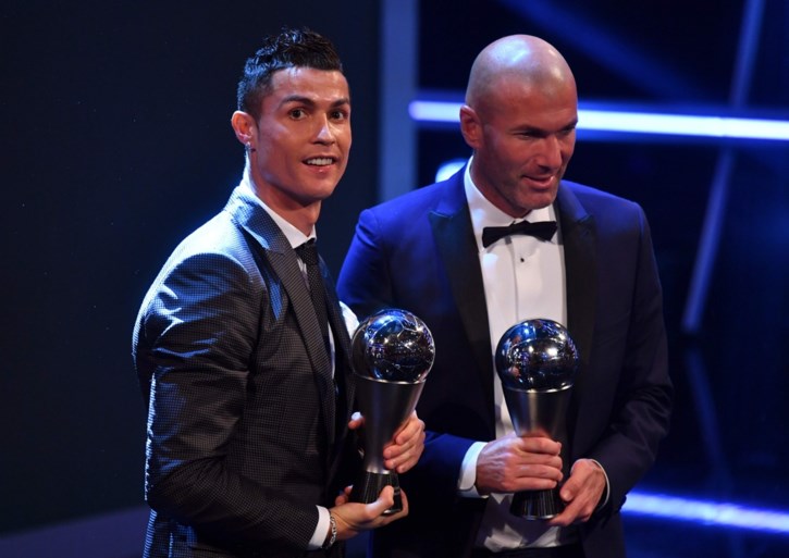 Ronaldo opnieuw verkozen tot Speler van het Jaar op FIFA Awards, geen Belgen in Wereldelftal