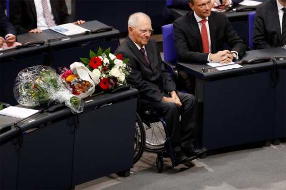 Bundestag kiest Wolfgang Schäuble tot voorzitter