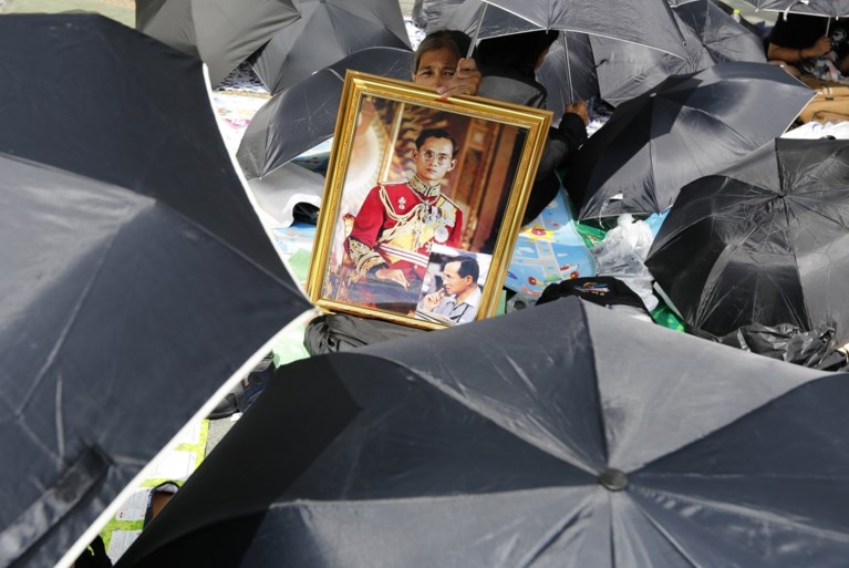 Vijfdaagse crematieceremonie Thaise koning Bhumibol begonnen