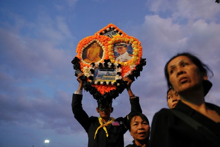 Vijfdaagse crematieceremonie Thaise koning Bhumibol begonnen