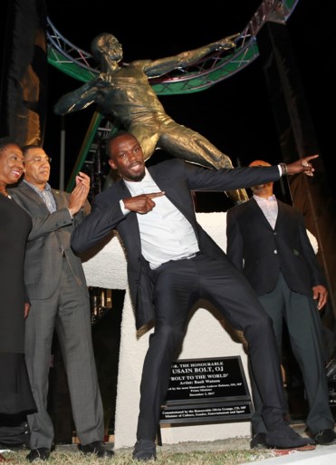 Usain Bolt krijgt standbeeld voor nationaal atletiekstadion in Jamaica