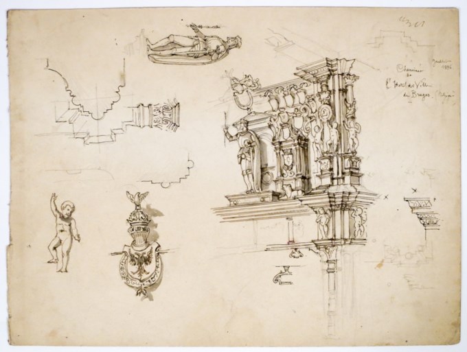 Te koop: originele ontwerpen van De Munt en Bourlaschouwburg