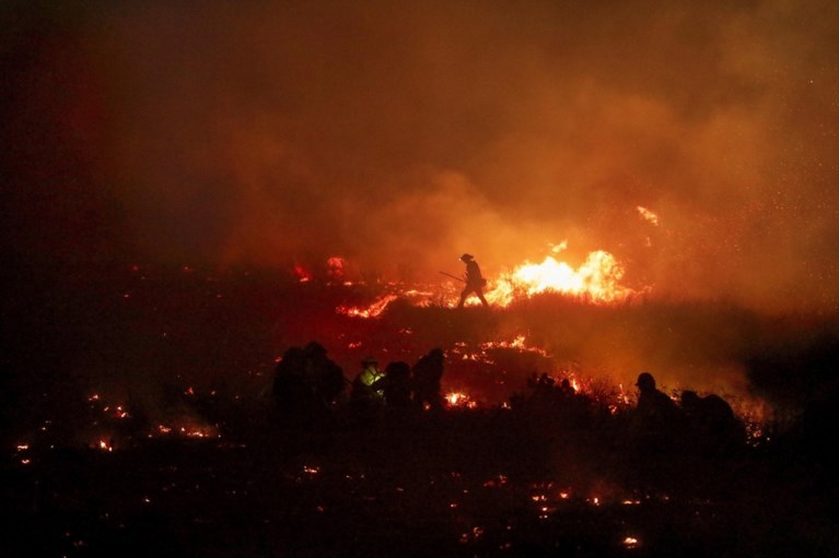 Grote bosbrand in Californië breidt verder uit