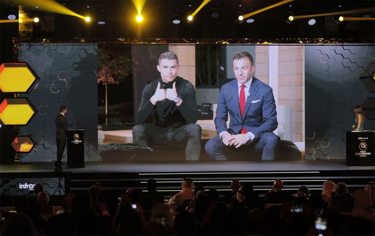 Cristiano Ronaldo verkozen tot Speler van het Jaar op Globe Soccer Awards in Dubai