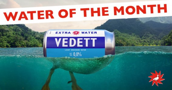 Vedett brengt ‘100 procent hoofdingrediënt van bier’ op de markt (oftewel water) 