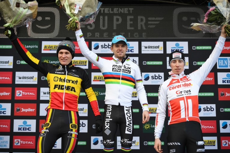 Eli Iserbyt wint bij de beloften in Hoogstraten ondanks “rare” herstart, Sieben Wouters blijft leider in Superprestige