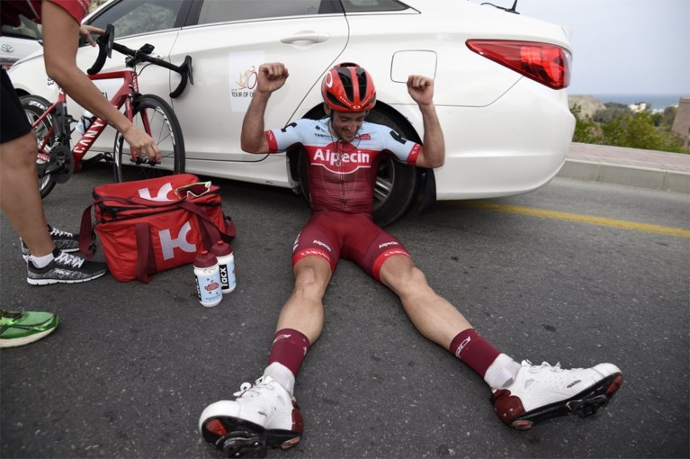 Nathan Haas klopt Van Avermaet in tweede rit Ronde van Oman en pakt leiderstrui