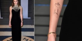 Emma Watson reageert gevat op foute tattoo