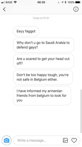 Vlaamse student met de dood bedreigd na kritisch artikel in holebimagazine