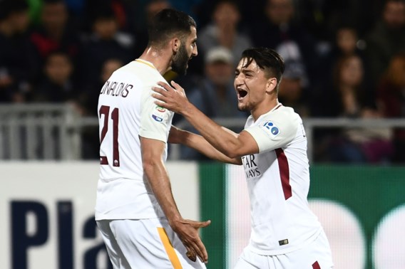AS Roma wipt over stadsgenoot Lazio naar derde plaats