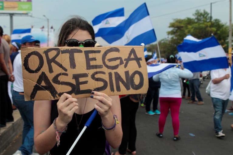 Stoet van zes kilometer lang protesteert tegen regering in Nicaragua